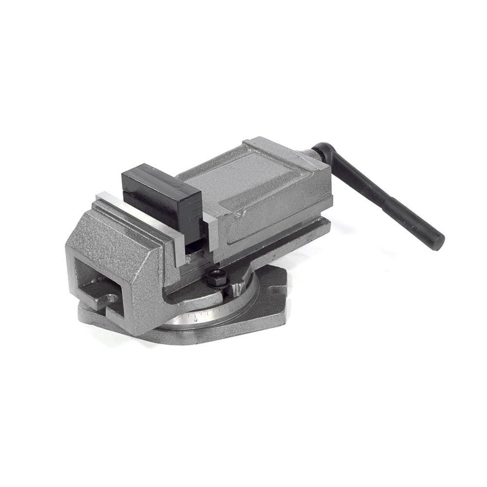 Banco a máquina mordaza 100 mm apertura 80 mm con base giratoria X Broca Fresadora