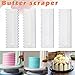 Produktbild Reuvv 4 Teile Kuchen Dekoration Kamm Glasur Glätter Kratzer Gebäck Backen DIY Werkzeug für Küche Plastik Fondant Spatel Kuchen Kratzer Backen Dekoration Werkzeug