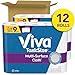Viva Multi-Surface Cloth Paper Towels, Task Size - 12 Super Rolls (2 Packs of 6) - 81 Sheets Per Roll