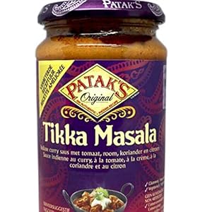Patak’s, Salsa curry Tikka Masala, Indiaanse Currysaus, 350 g, In glas
