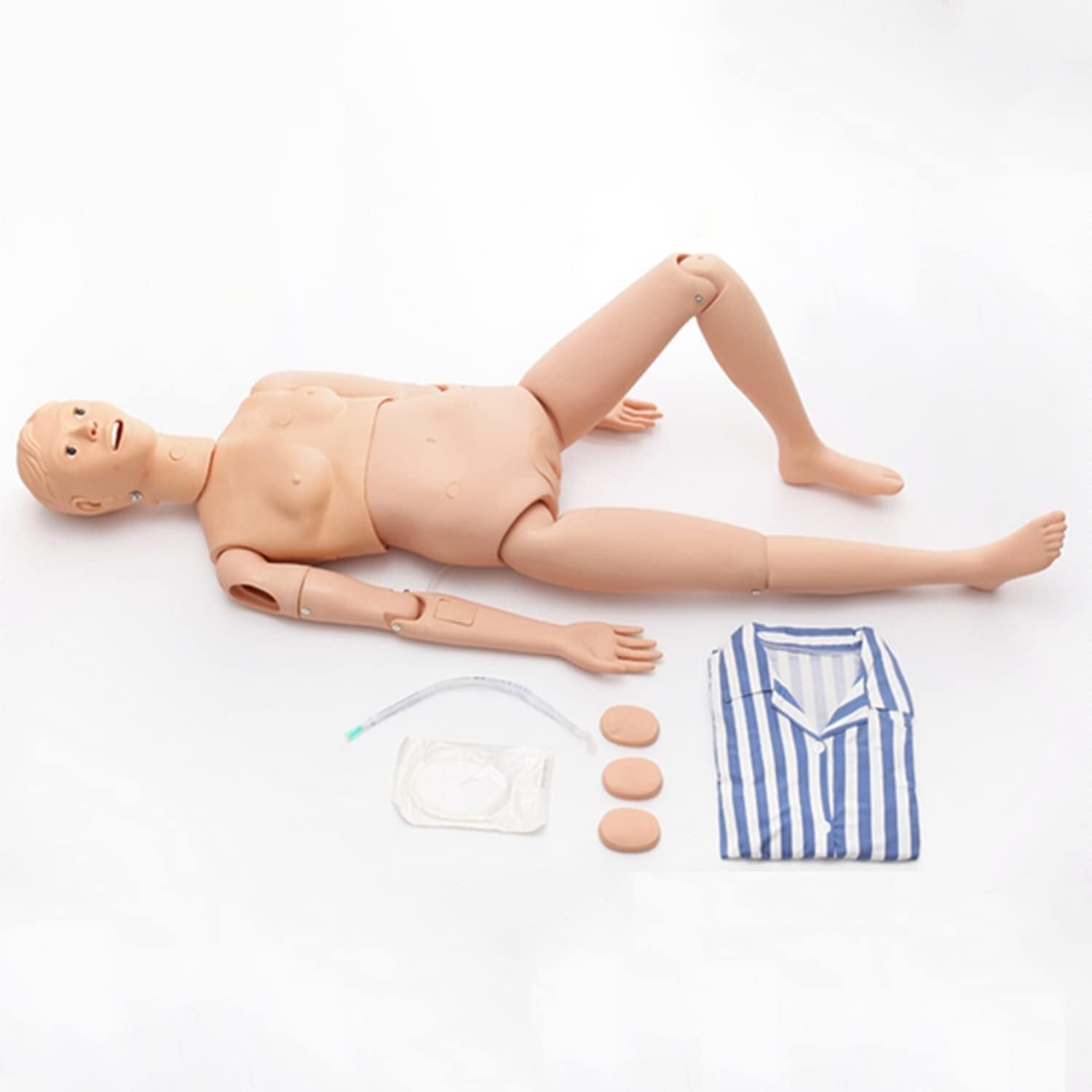 Symulator opieki nad pacjentem Model anatomiczny człowieka do szkolenia pielęgniarskiego z 24 elementami podstawowych operacji pielęgniarskich