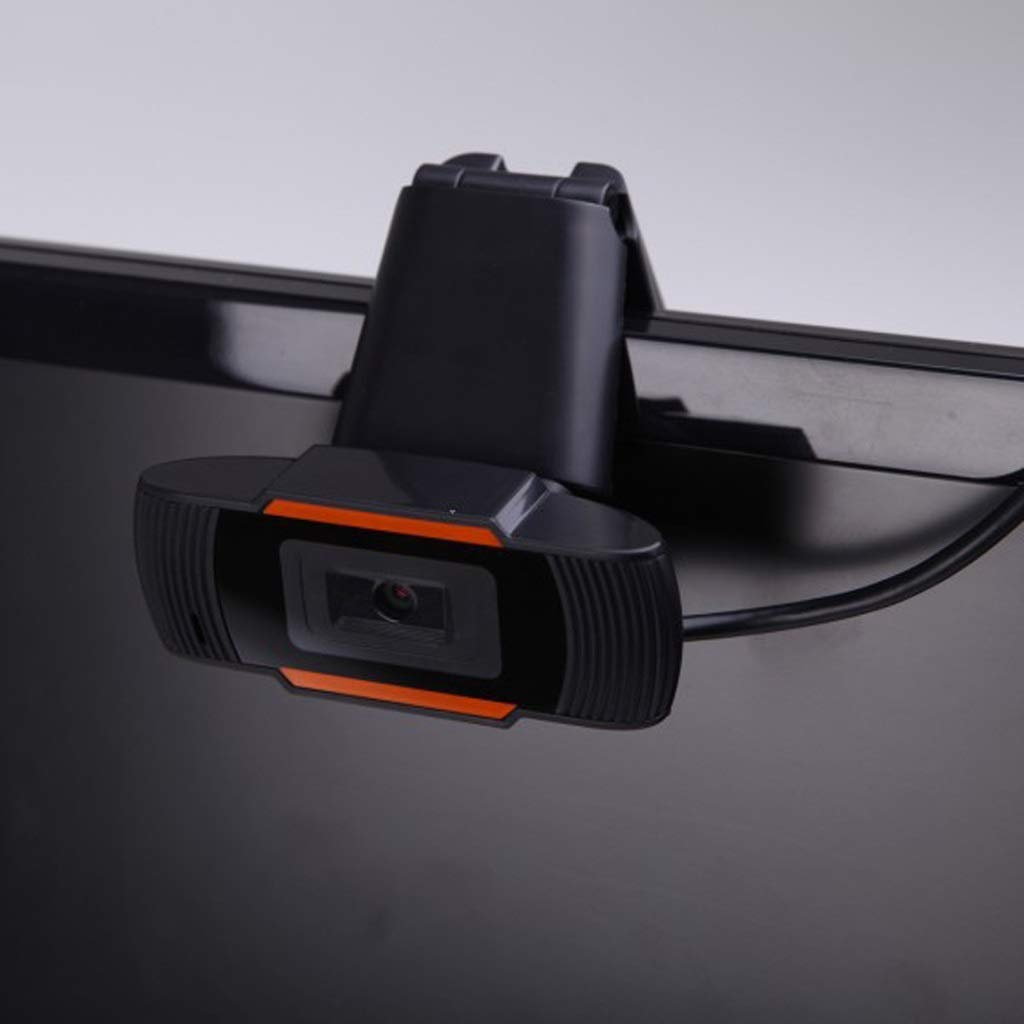 Webcam Equipo De Alta Definición con La Absorción De La Cámara Web Micrófono De Escritorio Rotativo USB Cámara para La Computadora por Videoconferencia, Sala De Chat En Línea Y Exámenes De Clase