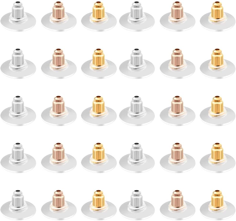 Earring Back Stoppers 300 Pcs DIY Jewelry Findings for Earrings image 2