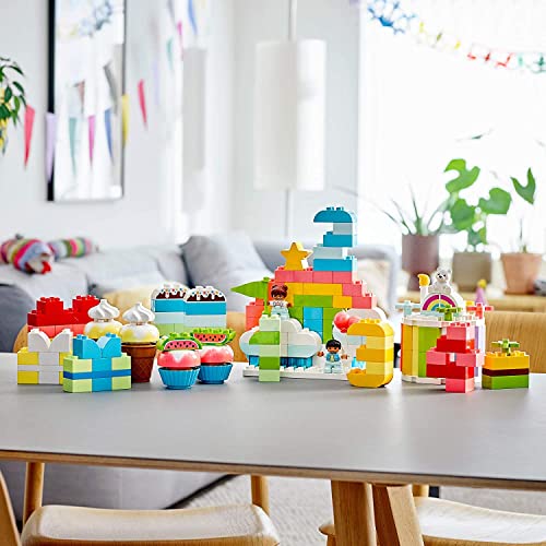 DUPLO Classic Creative Birthday Party 10958 Imaginative Building Fun for Toddlers; Creative Toy Gift for Kids, New 2021 (200 Pieces) - Lego - Immagine 5