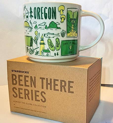 Taza Starbucks Been There Across the Globe 14 oz Oregon