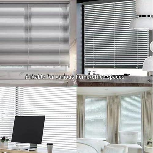 Persianas venecianas de aluminio con lamas de 25mm opacas para un control total de la luz solar 7