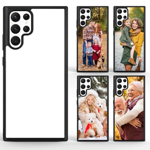 FOQENCCI Sublimation Blank Case for Galaxy S25 Ultra | 5 Piece,with Soft TPU&Hard PC&Printable...