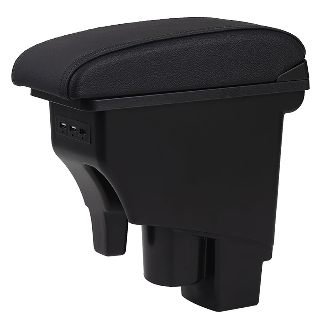 OYHCM Car Armrest Box for Honda Fit/Jazz 2002-2007 Center Console Storage Arm Rest Organizer Automotive Armrests (Black Line)