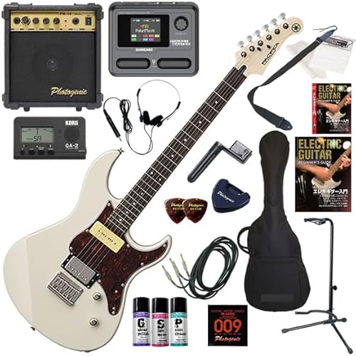 【セット品】YAMAHA エレキギター初心者入門 マルチエフェクターも入ってる!最強の20点セット PACIFICA311H/VW(ビンテージホワイト)
