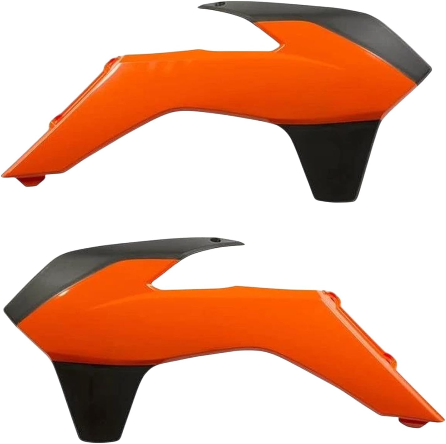 Radiator Shrouds 16 Orange/Black SX/SXF/XC/XCF/EXC