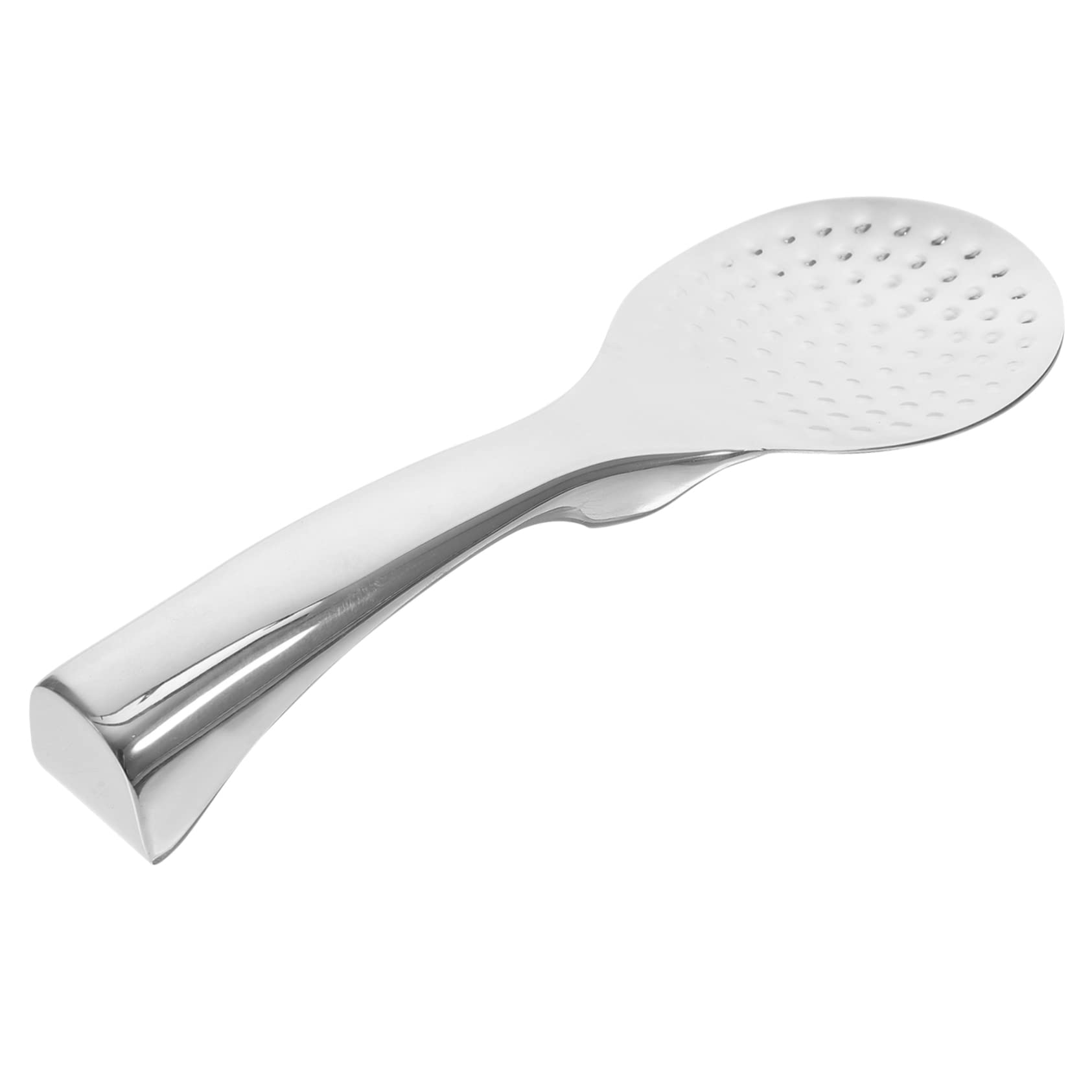 Garneck Rice Spoon Household Rice Spatula Safe Rice Scooper Public Spoons Rice Serving Spoon Rice Kitchen Utensil Chinese Soup Spoons Food Serving Spoons Rice Paddle Stainless Steel Silver