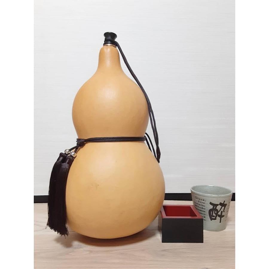 Amazon.co.jp: ☆特大サイズ☆ 本物の瓢箪使用 水筒 瓢箪 ひょうたん