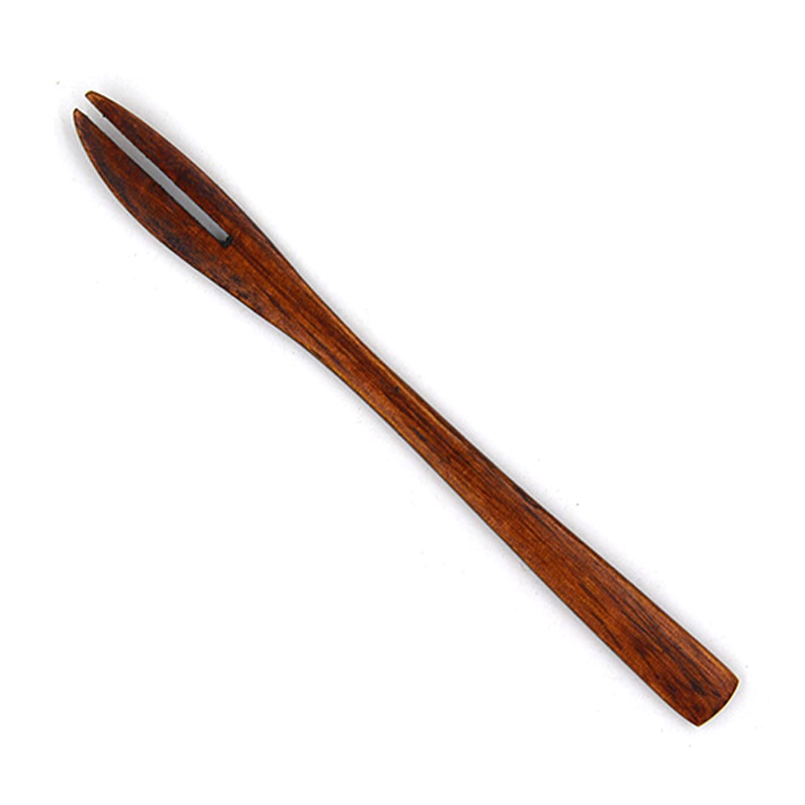 Hsyzygian Wooden Fork Set Wooden Knives Tableware Cutlery Cake Knives Wood 9 Types for Fruit Forks