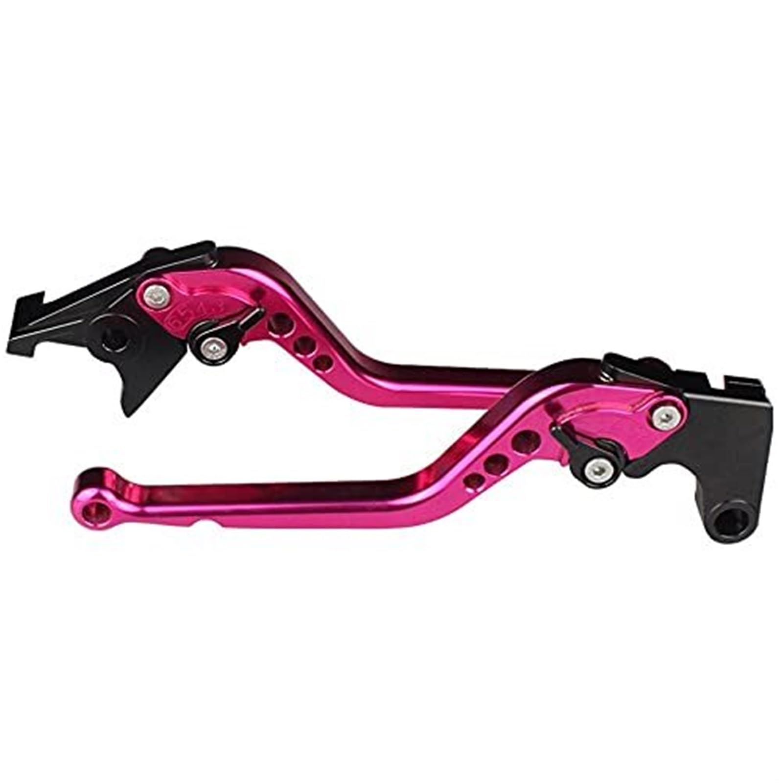 FLBZBLKASL Motorcycle Short Brake Clutch Levers CNC Pivot Brake Clutch Levers for Enfield 650 for Interceptor Aluminum Adjustable Motorcycle Lever Motorbike