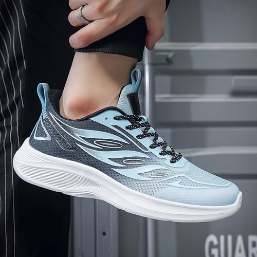 Men's Classic Color Blocking Lightweight Breathable Oversized Road Running Shoes, Indoor Outdoor Team Basketball Shoes, Park Walking Jogging Shoes4