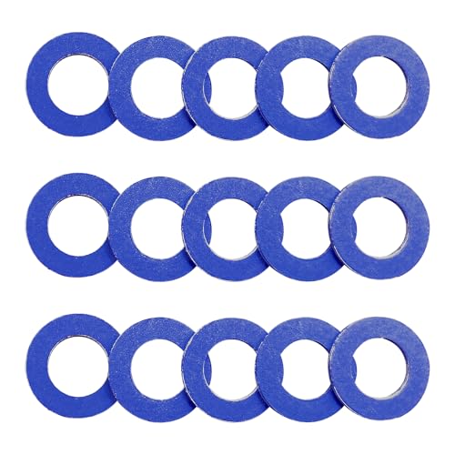 Image of 15PCS Oil Drain Plug Gasket, Compatiblr with Prius Tundra Sienna Highlander Avalon Camry Corolla Tacoma 4Runner RAV4, 12mm Aluminum Crush Washer Replaces 9043012031