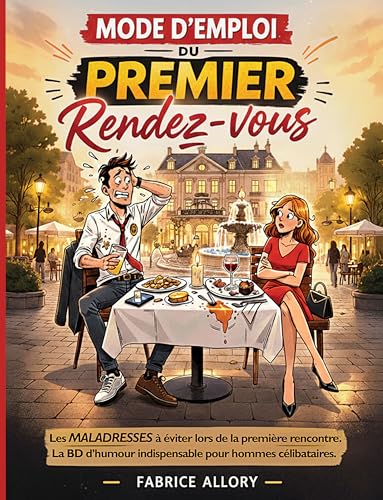 Mode d’emploi du premier rendez-vous: Les maladresses à éviter lors de la première rencontre | La BD d’humour indispensable pour hommes célibataires