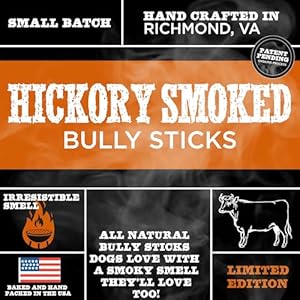   Best-Bully-Sticks-Hickory-Smoked-100-Natural-6-Inch-Bully-Sticks-for-Dogs-5-Pack-Smoky-Odor-Free-No-Additives-Grain-Free-Beef-Dog-Chews