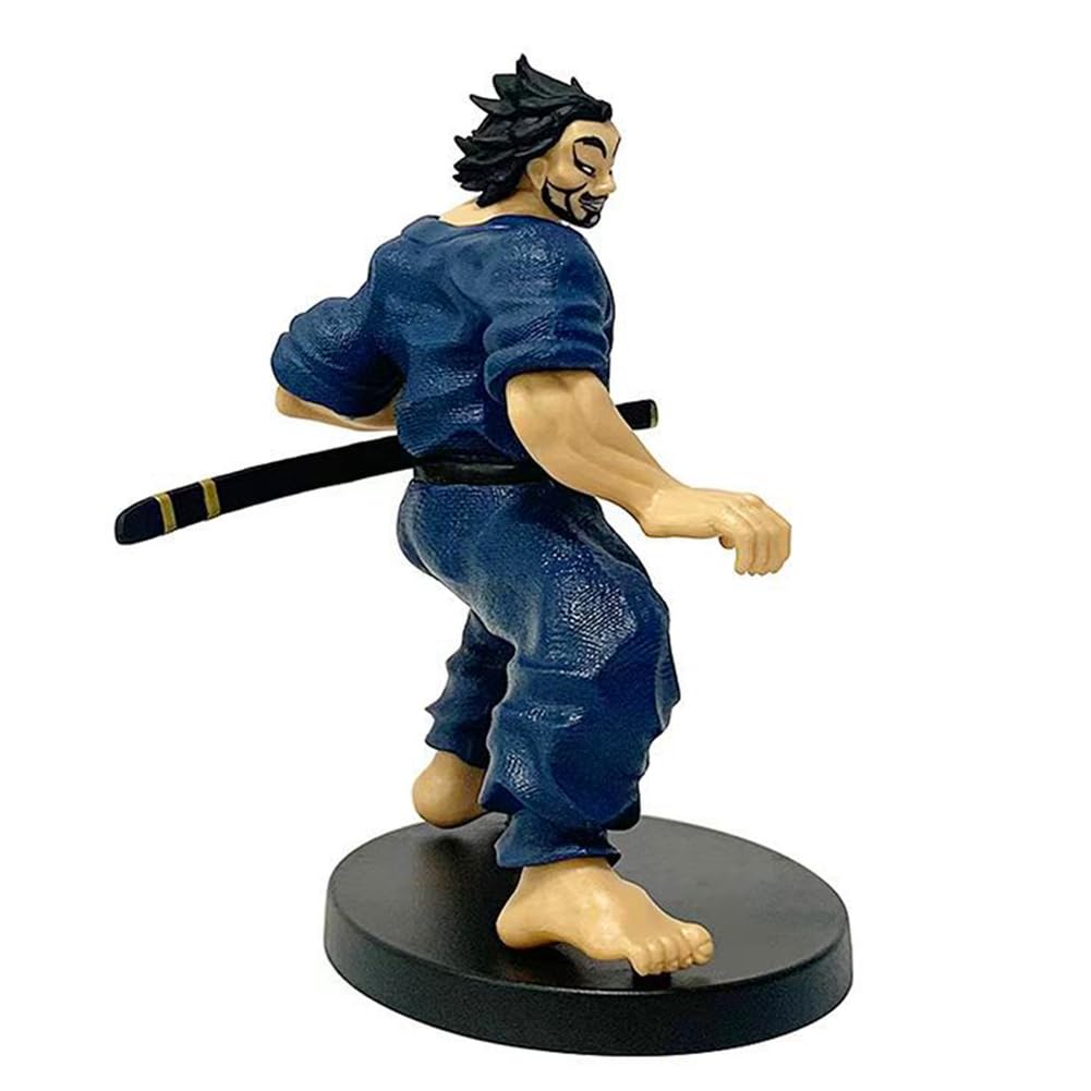 Produktbild von 2pcs Hanma Yujiro Figur Anime Hanma Baki Figur Anime Action Figuren Beweglich Austauschbares Zubehör Statue PVC Modell Desktop Ornamente Geschenk Für