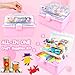 3000 Arts and Crafts Supplies for Kids Craft Kit Craft Box with Pipe Cleaners Arts and Crafts for Kids Age 4-6, 6-8, 8-12 DIY School Supplies Materials Set Toys Gifts for Girls Boys Toddlers, Pink