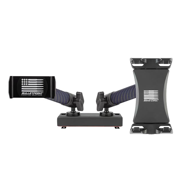 Bulletpoint Dash Mount Cell Phone Tablet Holder Bundle RAM Truck Compatible 2019 1500 2500 3500 and TRX with