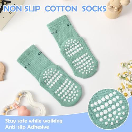50% Off 6 Pairs Baby Non-Slip Grip Socks for Toddlers - Image 5