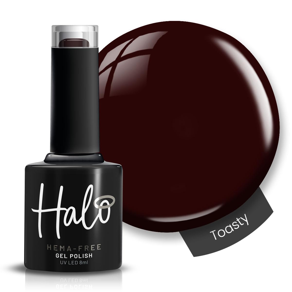 Halo Gel Polish 8ml - French White. UV/LED Gel Nail Polish, Long Lasting & Easy To Apply. Nail Art Colours For Manicure & Pedicure. Gel Polish For Professional & Home Use. — view 34