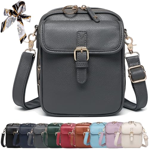 Collaboraten1 Crossbody Leather Bag, Urvashi Crossbody Leather Bag for Women Travel, Vintage Anti-Theft