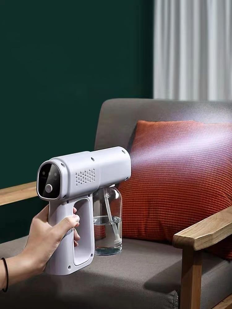 Electrostatic Sanitizer Spray Machine, Rechargeable Handheld Disinfectant Fogger,Nano Atomizer Mist Gun for Home,School,Car,Restaurant,Bus or Other Public Places by ZAMPAM