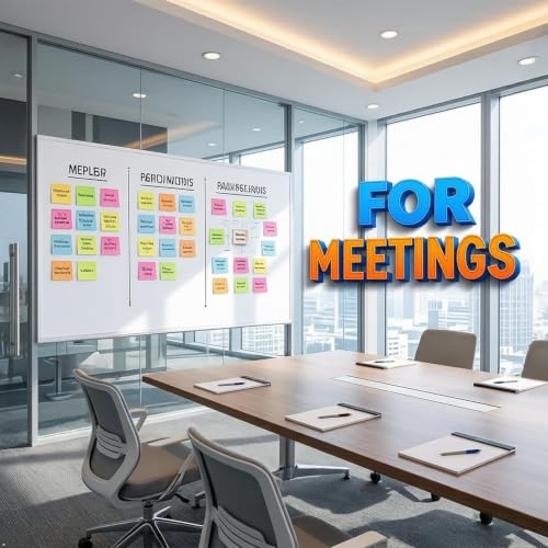 Image of Wowivy Pack of 16 Sticky Notes, 76 x 76 mm, Bright Colours Self-Adhesive Notes Pads, Sticky Notes, Recyclable, Easy to Post for Home, Office, 55 Sheets /Pad, 880 Sheets Total