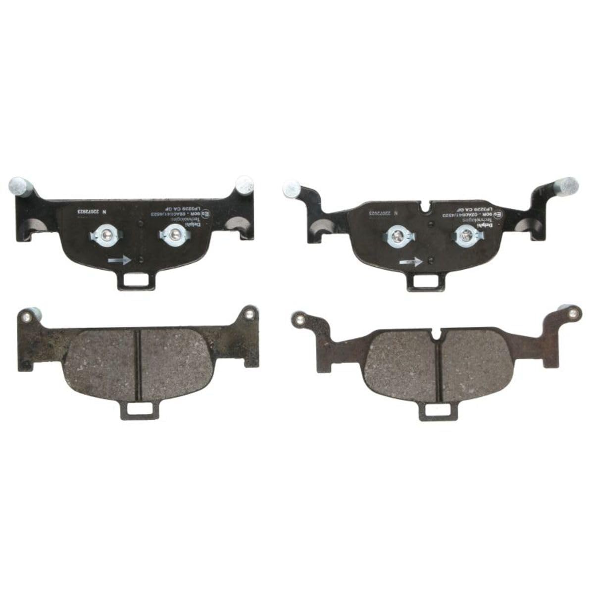 Pastiglie Freno Anteriori Delphi LP1819 – Ricambio Auto Per Hyundai I30 E Kia Cee'd, Cerato, Pro Cee'd – Frenata Silenziosa E Duratura - 4