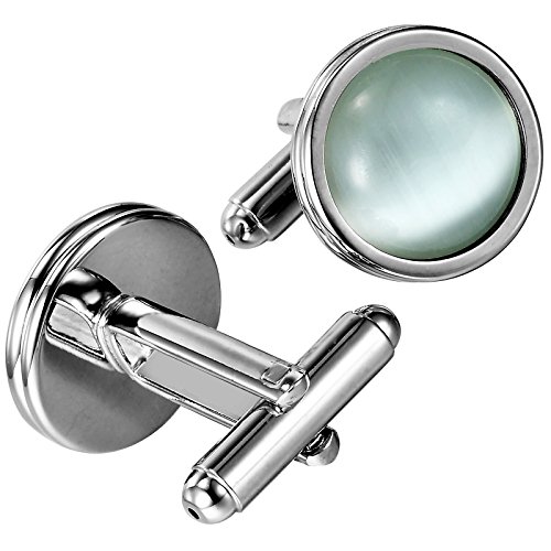 Image of Stunning Mens Nautical Knot Stainless Steel Cufflinks