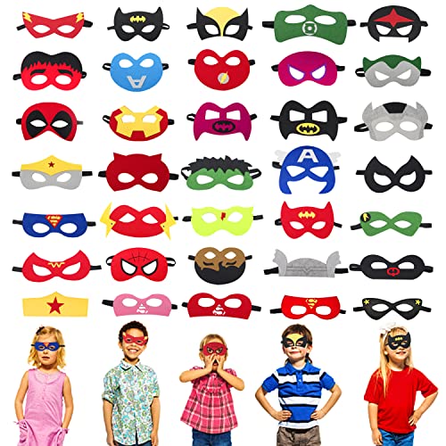 Máscaras de Superhéroe, Máscaras para Niños y Adultos, Máscaras de Cosplay de Superhéroe,...