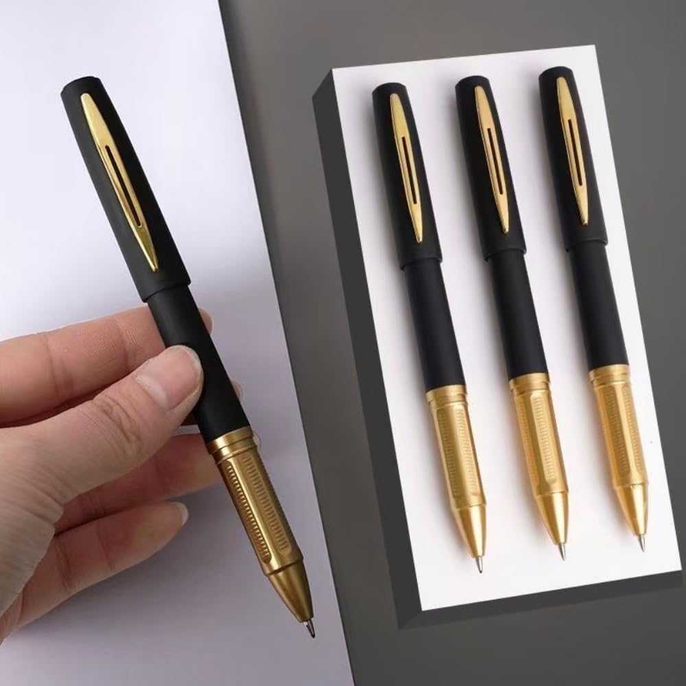 Amazon | ボールペン 0.5mm/0.7mm/1.0mm 選択可, キャップ式, ブラック