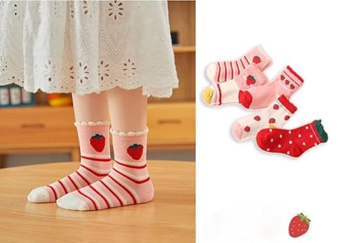 Decoration Strawberry KC ピンク ソックスおまけ付き Decoration Strawberry Skirt by Angelic Pretty