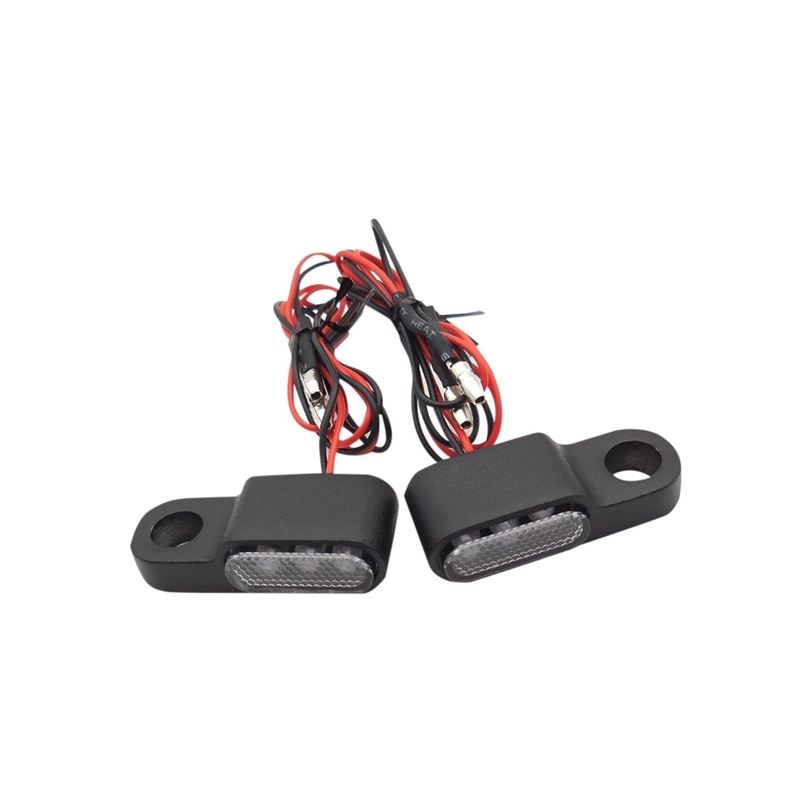Intermitentes de moto Luces LED de para giro para motocicleta, luces intermitentes para manillar, lámpara 12V para accesorios para Scooter, 2 uds