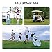 T WINSOLOGY Lightweight Golf Stand Bag with 4 Way Top Dividers for Men and Women, Only 4.2 Pounds, 8 Storage Pockets Including Cooler, Double Shoulder Straps, Womens Golf Club Bag (Sky Blue/Beige)