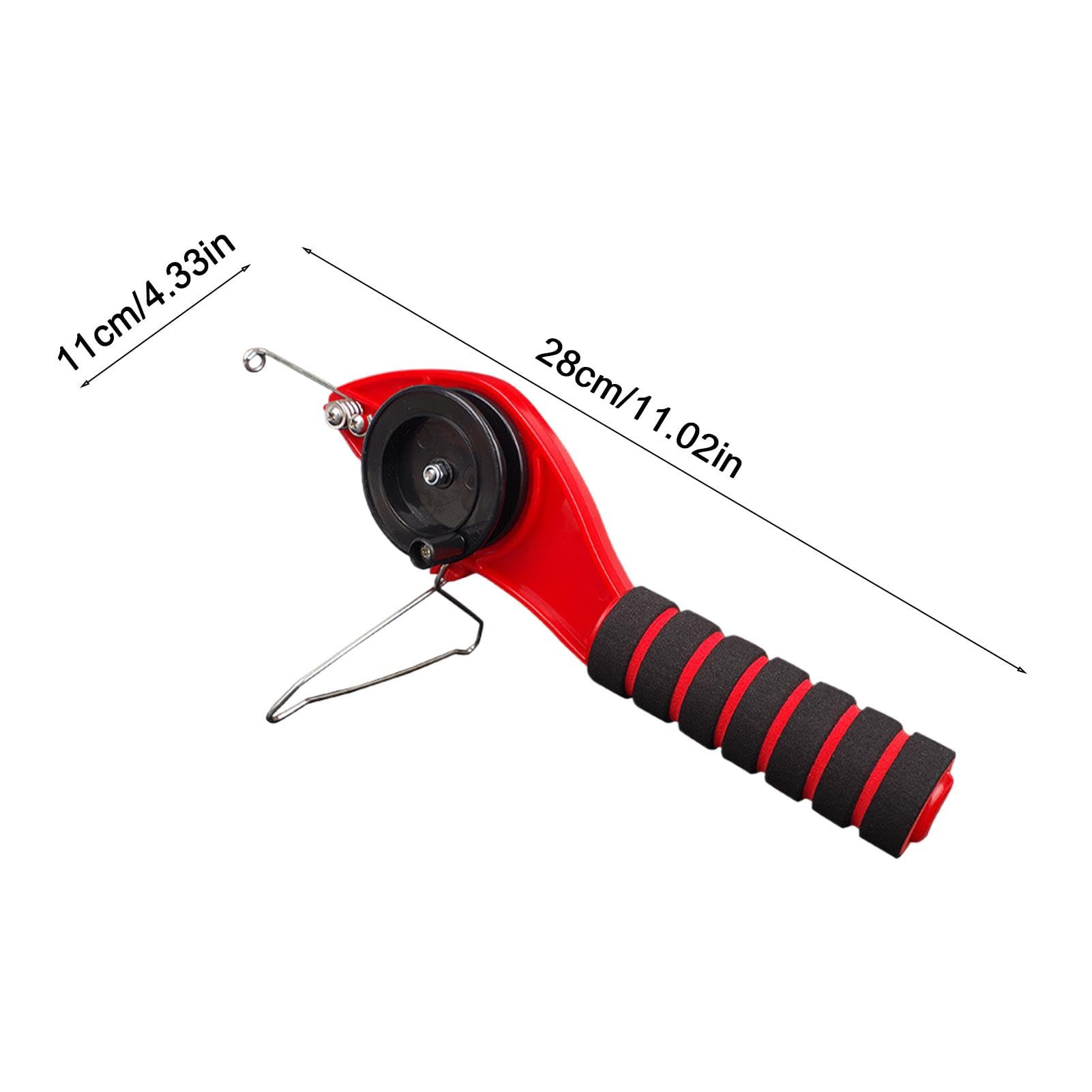 Canne à Pêche Sur Glace Compacte – 28 Cm, 104 G, Guidage Acier Inox, Mousse ABS – Pour Truite, Sandre, Perche, écrevisses