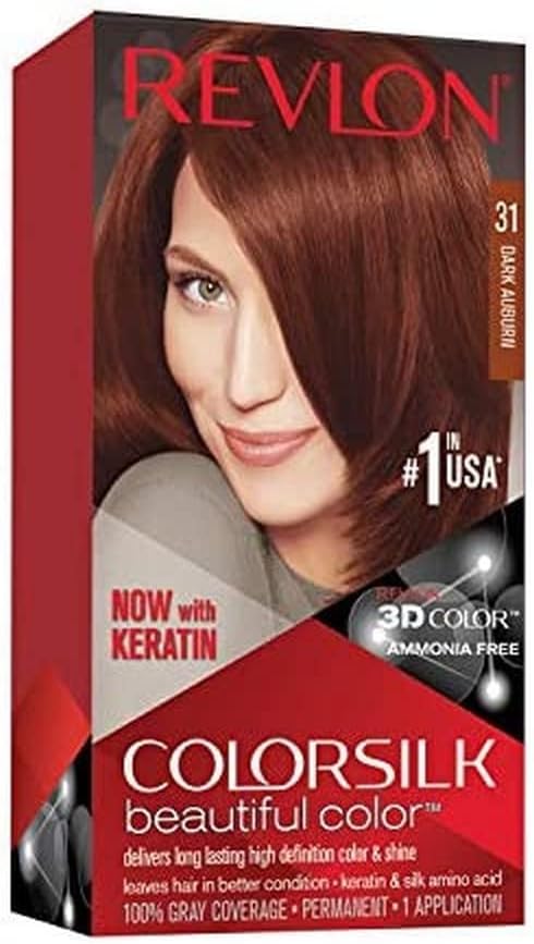 Colorsilk Haircolor, Dark Auburn