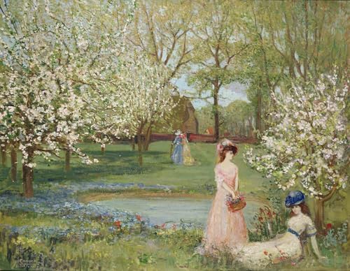 Impression sur Toile Peinture le Howe au Printemps par Charles Edward Conder Œuvre Premium