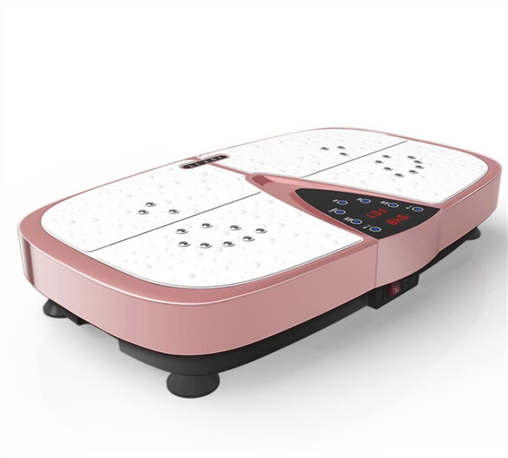 Vibration Plate Exercise Machine - Whole Body Workout Vibration Fitness Platform w Loop Bands - Home Workout Equipment-