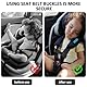 TUZHE 2 STK Abschnallschutz Kindersitz, Zubehör für Baby Seat Belt für Autositze Kinderwagen Kinderhochstühle