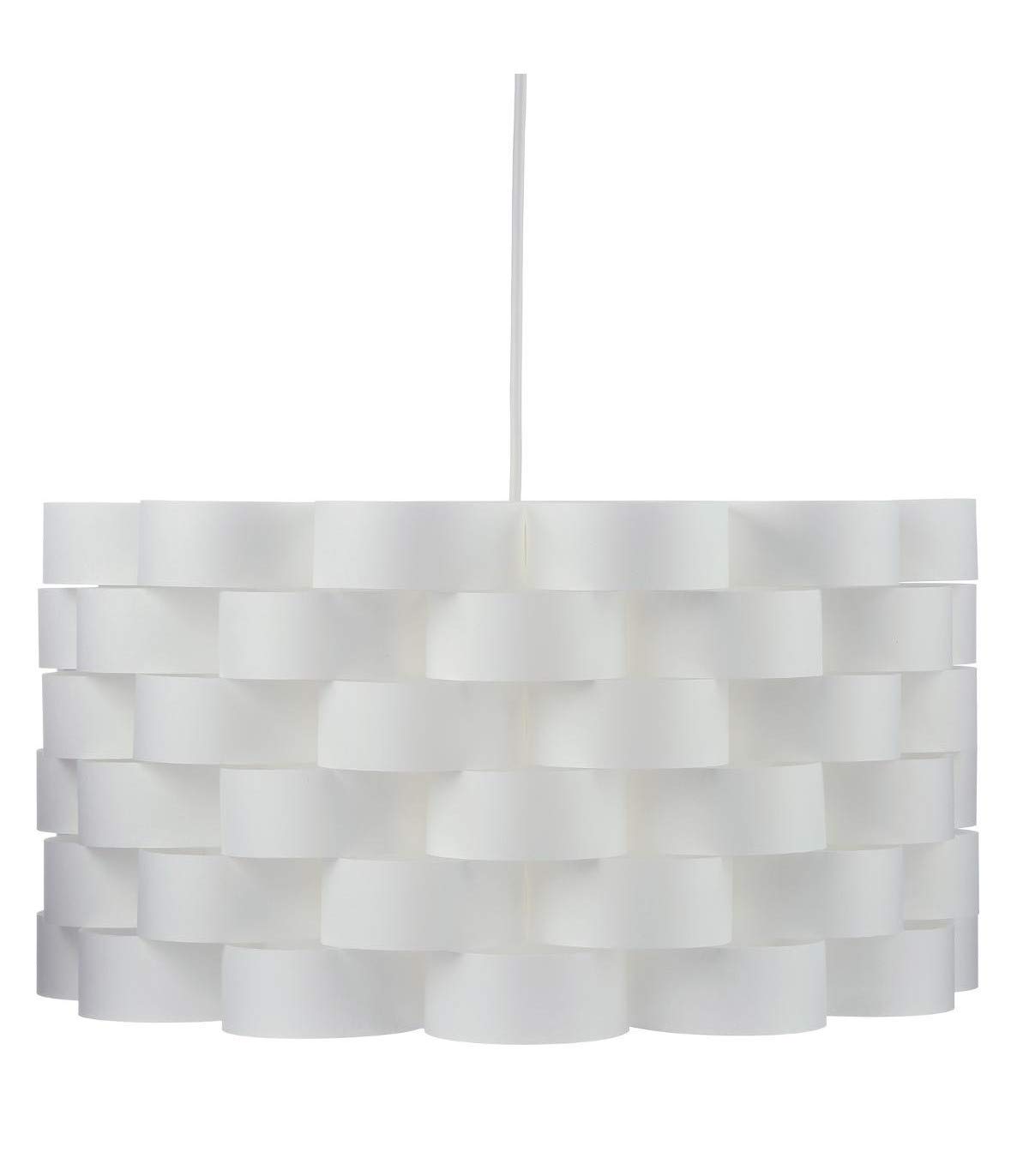 Atmosphera - Lámpara colgante 'Moki' blanca D. 42 cm