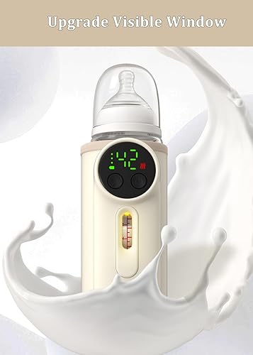 Miniatura 2 de Calentador de biberones portátil para leche materna o fórmula, calentamiento rápido, calentador de biberones recargable sobre la marcha,