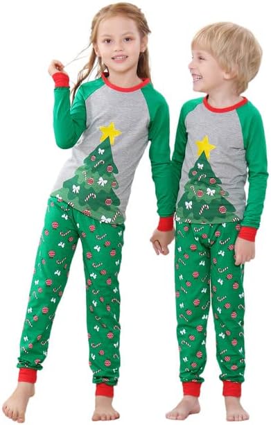 Benaive Matching Family Christmas Pajamas Set Boys Girls Holiday Pjs for Women Men Sleepwear - Image 4