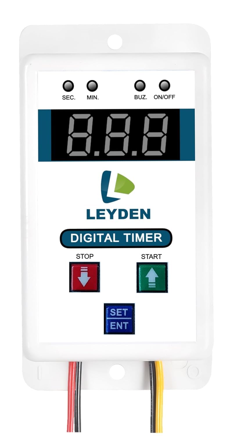LEYDEN® TM-CYCM 12VDC, 10A, 12 Volt DC, Digital Cyclic Timer Switch 1-999 Minutes/Seconds On Off Timer Switch for Fogger, DC Motor, Pump, Etc.-image-11