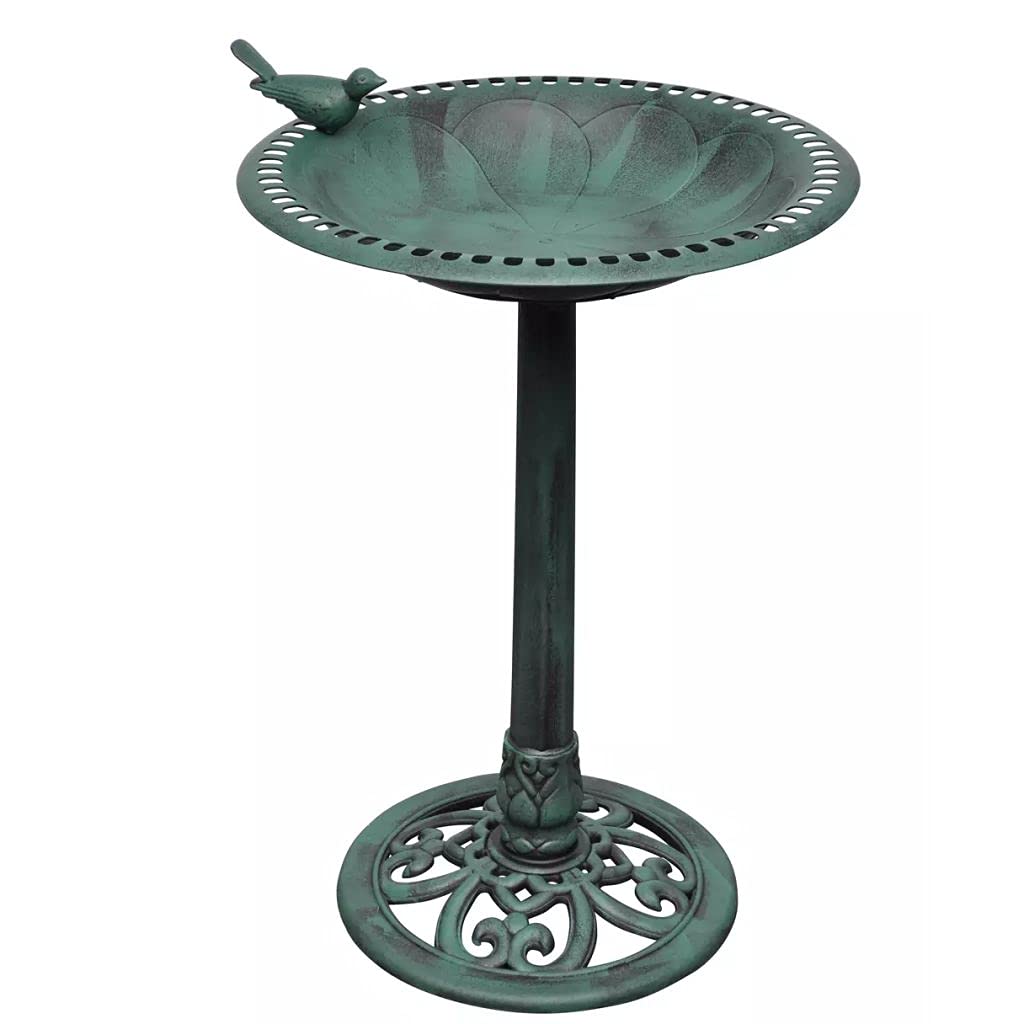 ARKEM Vaschetta per Uccelli con Uccello Decorativo,Abbeveratoio per Uccelli in Piedi Mangiatoia per Uccelli Abbeveratoio per Uccelli da Giardino Bagno Uccelli Beverini per Uccelli Bird Bath Garden