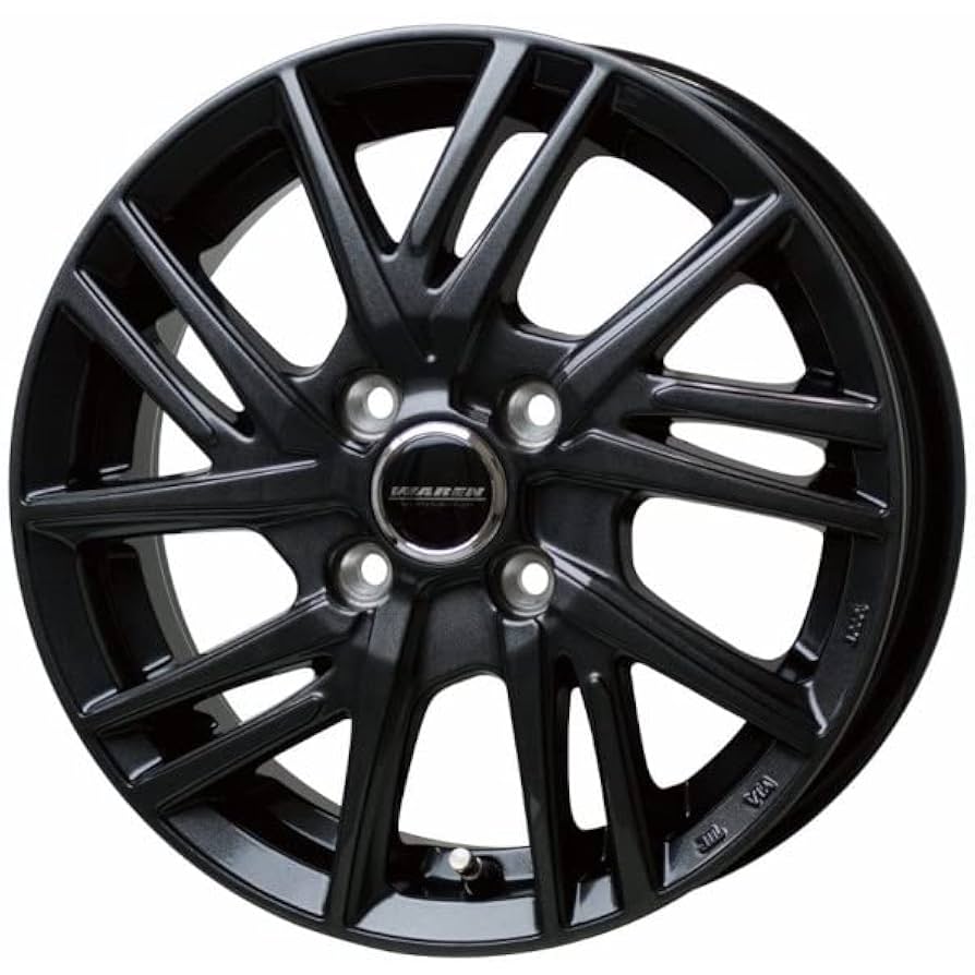 HOT STUFF WAREN 14インチ タイヤ・アルミホイールセット Amazon | ホイール4本セット HOT STUFF WAREN W06 (GM) 14インチ