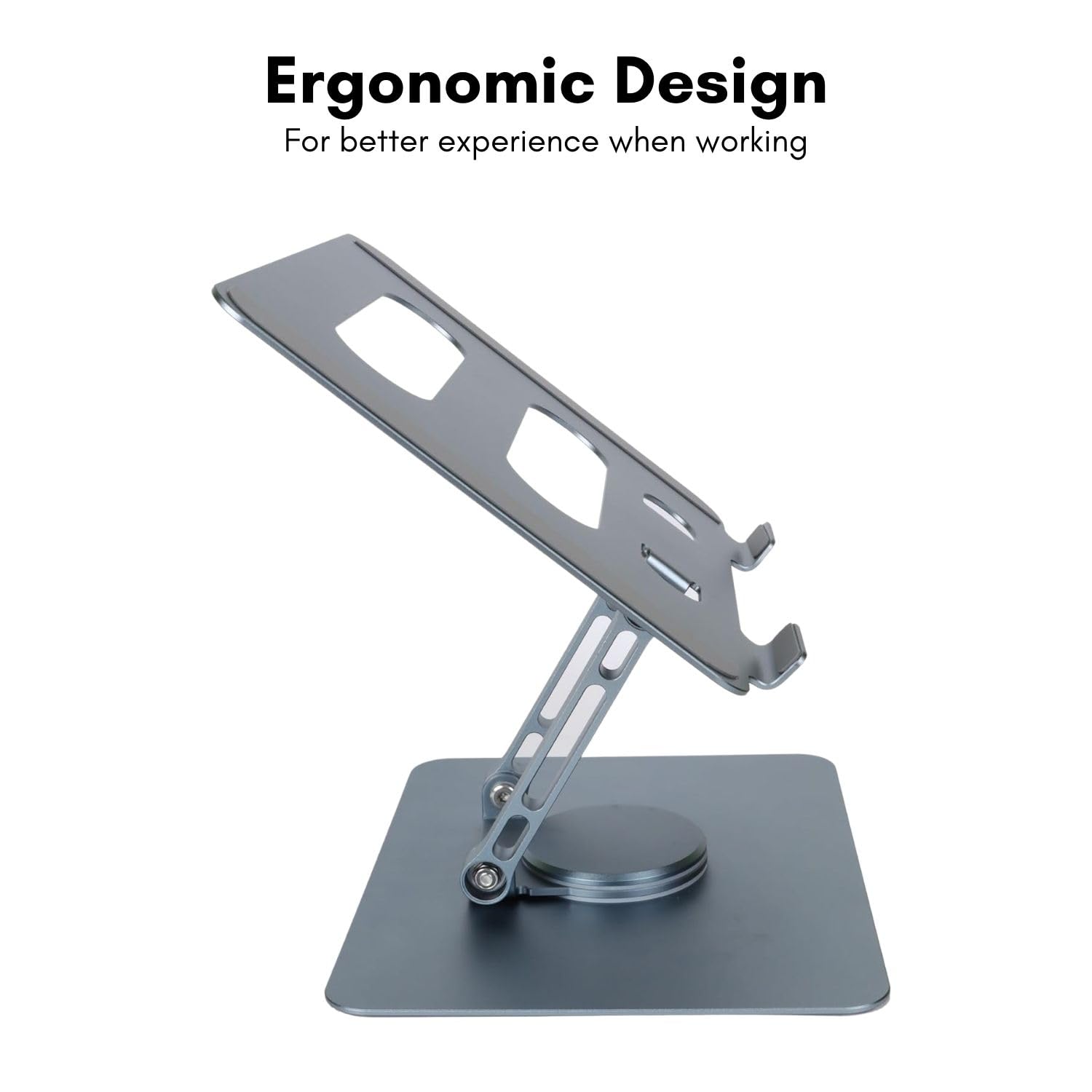 86 Portable Laptop Stand, Ergonomic Adjustable Alloy Laptop Riser, Foldable Stand, Height Adjustable, Anti-Slip Design, Lightweight, Ideal for Work, Study, and Travel 17 51ZNr799JVL. SL1500