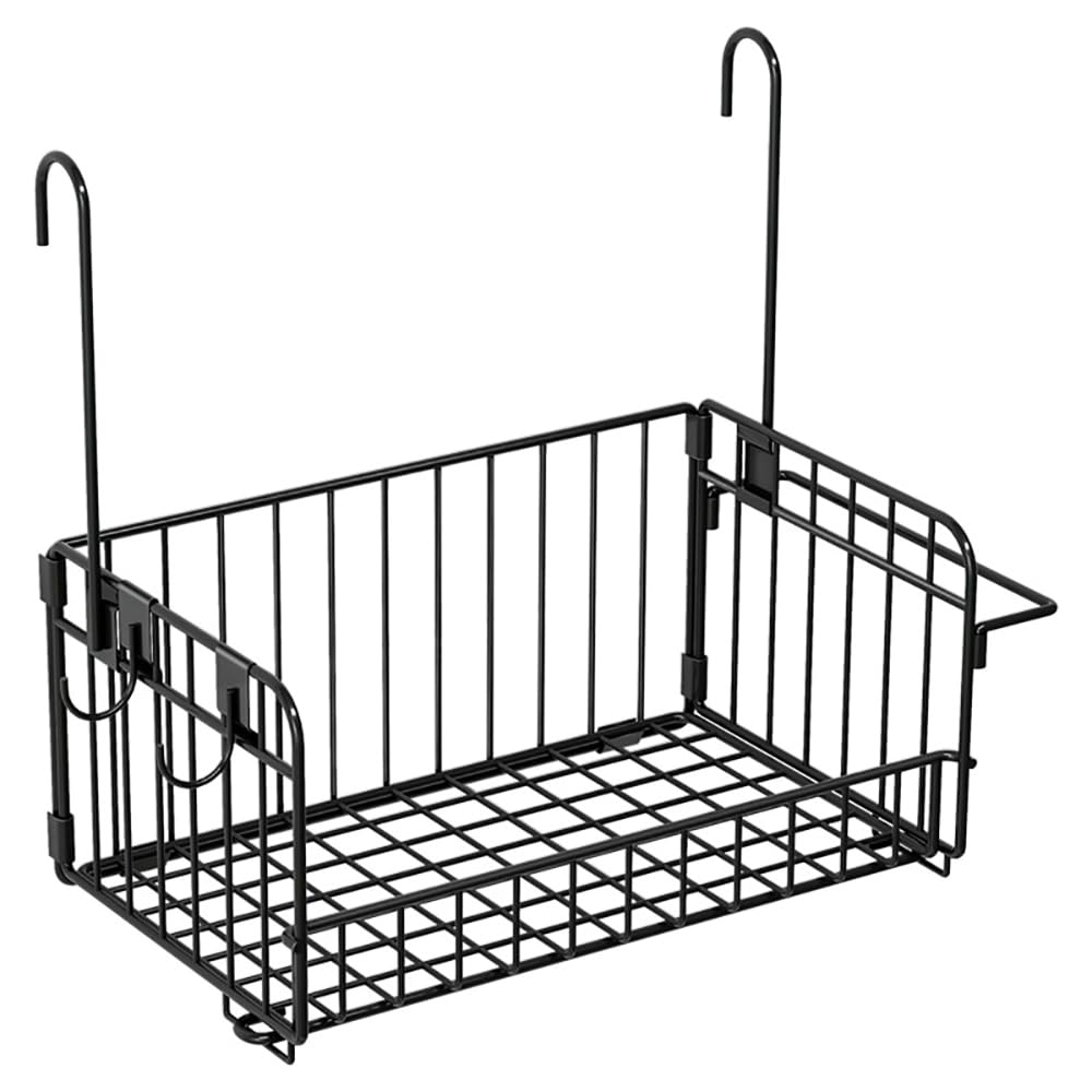 Fussybussy Shower Caddy Hanging - Foldable Hanging Shower Organizer Basket with Hooks Over The Door Over the Rod